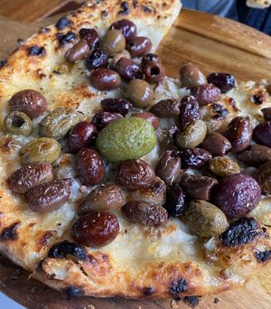 Hot olives woodfired pizza bowl🤤  at In Forno in Hamilton
