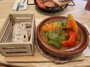 Tajine de verduras  at Billy Brunch & Lounge in Barcelona