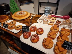 Counter at Zonder Ei Bakkerij in Ghent