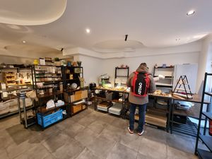 Interior at Zonder Ei Bakkerij in Ghent