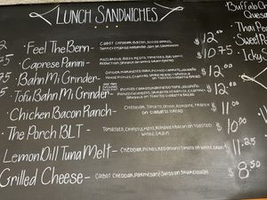   at The Porch Cafe & Catering in Brattleboro