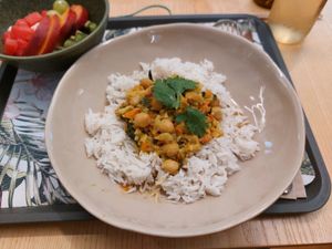 Caril vegan at Jenny & Carmie in Viana De Castelo