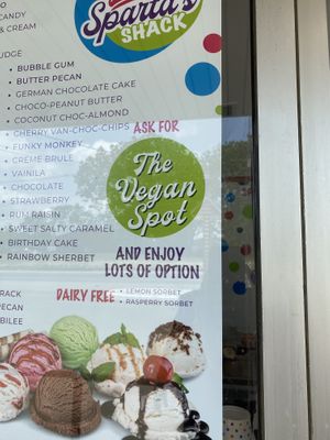 Menu  at Sparta's Shack in Lafayette