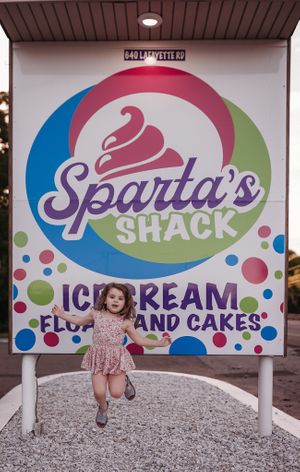 Spartas shack challenge  #JUMPFORICECREAM  at Sparta's Shack in Lafayette