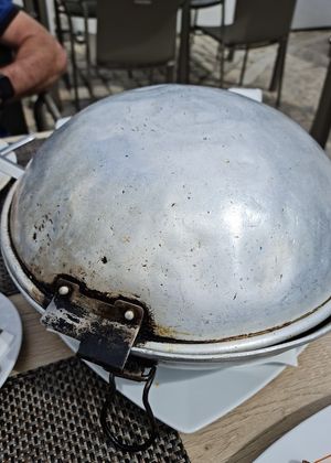 A lovely vegan paella   at Vila Adentro in Faro