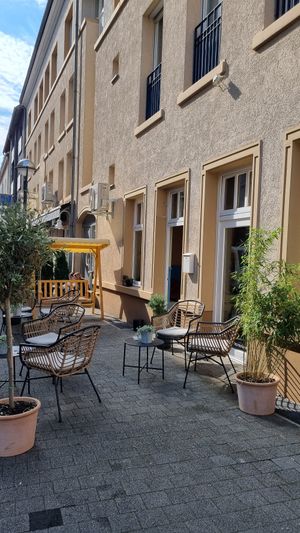 Vorderer Außenbereich at drei&zwanzig in Karlsruhe