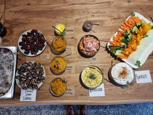 Veganer Brunch at drei&zwanzig in Karlsruhe