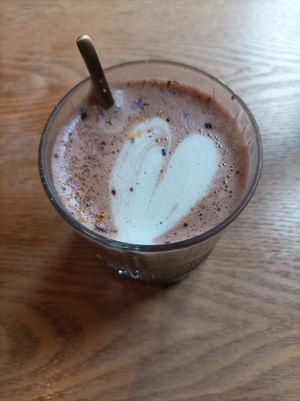 Hot chocolate at drei&zwanzig in Karlsruhe
