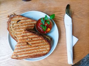 Grilled cheese sandwich at drei&zwanzig in Karlsruhe