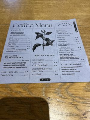 Menu   at drei&zwanzig in Karlsruhe