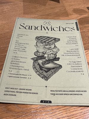 Menu   at drei&zwanzig in Karlsruhe