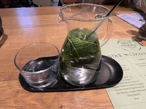 Mint tea   at drei&zwanzig in Karlsruhe
