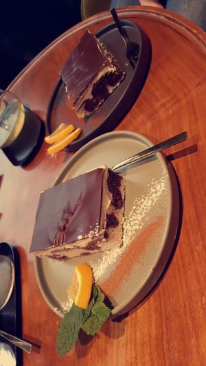 "Donauwelle" cake at drei&zwanzig in Karlsruhe