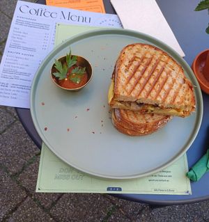 Grilled Cheese Sandwich at drei&zwanzig in Karlsruhe