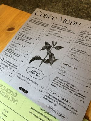 hot drinks  #Veganuary at drei&zwanzig in Karlsruhe