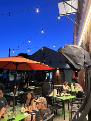 Outdoor seating  at Barrio in Portsmouth