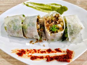 Thunder Tea popiah, Good at The Good Food Life in Central Singapore