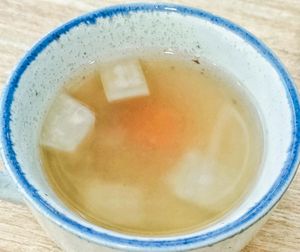 The free radish soup was heavenly😋 at The Good Food Life in Central Singapore