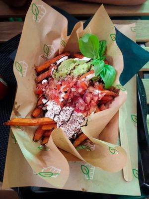 Loaded fries at Kebab Factory in Hvar