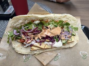 Where’s my meat kebab   at Kebab Factory in Hvar