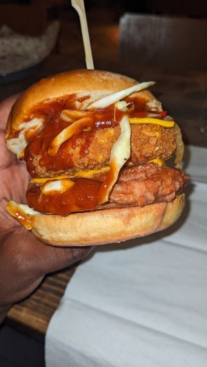 Extra VFC patty at Fat Hippo in Birmingham