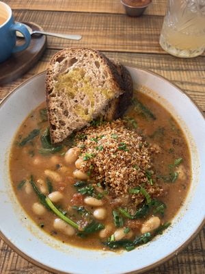 Brothy Beans (Vegan)   at Salt of the Earth in Poulton-le-fylde