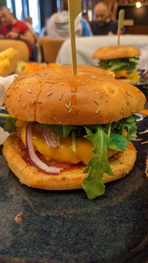 The vegan burger was really tasty at Good  in Esposende