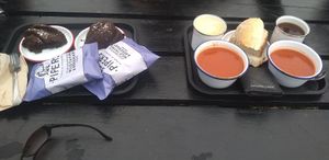 Very sticky ginger cake!! 😍 at The Old Post Office in Isle Of Mull