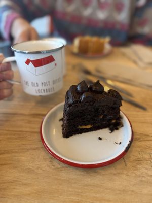 Vg chocolate orange cake   at The Old Post Office in Isle Of Mull