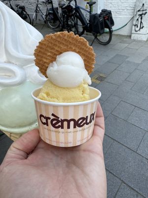 Passievrucht en citroen   at Crèmeux in Kortrijk