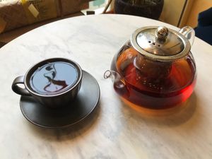 Large choice of teas at Bodja in Brussels