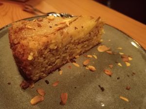 Vegan cake at Bodja in Brussels