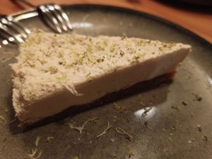 Lime cake at Bodja in Brussels