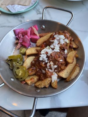 Chili cheese fries vegan recipe  at Hola Avo - I'Park Mall in Seoul