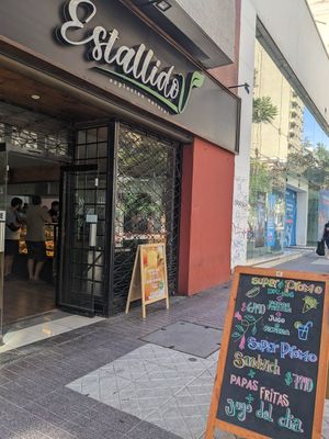 Exterior at Estallido Vegano in Santiago