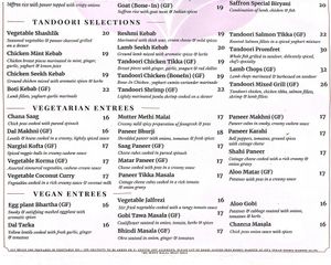   at Saffron in Greensboro