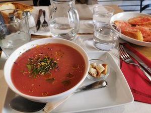 Gazpacho at Losai in Cadaques