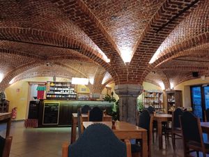 Inside at Tibetan Convention Tea House in Florennes