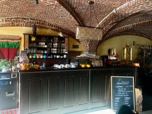 Great variety of teas and coffees, homemade deserts and even pancakes on Sundays!  at Tibetan Convention Tea House in Florennes