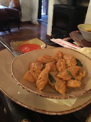 Pumpkin Gnocci at Vegafe - Augustijonu Str. in Vilnius