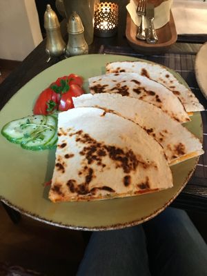 Quesadillas  at Vegafe - Augustijonu Str. in Vilnius