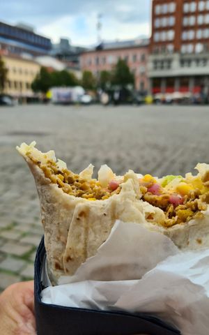 Supertasty vegan kebab at Two Monkeys in Oslo