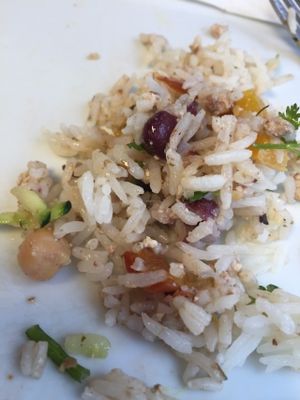 Salad at Vegan Folie's in Paris