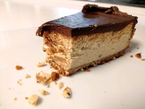 Chocolate Banana Cheesecake at Vegan Folie's in Paris