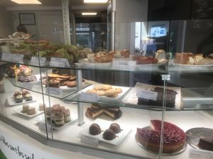 Counter at Vegan Folie's in Paris