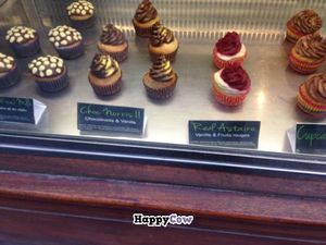 Cupcake range at Vegan Folie's in Paris