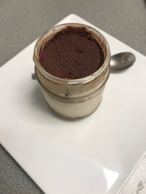 Vegan tiramisu  at Vegan Folie's in Paris