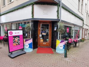 Entrance at Pancake District in Dordrecht