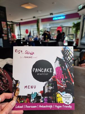 Menu at Pancake District in Dordrecht