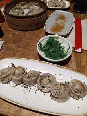 Dumplings de tofu at Lady Dumpling in Barcelona